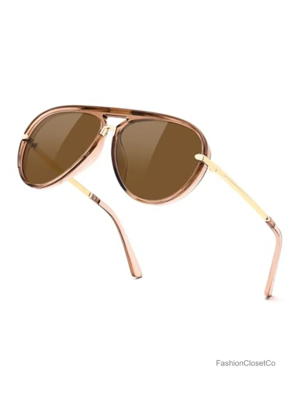 Classic Aviator Sunglasses UV400 Protection Men Women Metal Temple Driving